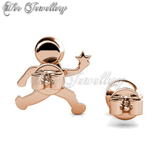 Swarovski Crystals Astronaut Earrings - Her Jewellery