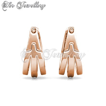 Swarovski Crystals Aurielle Hoop Earrings - Her Jewellery