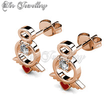 Swarovski Crystals Ballet Angel Earrings - Her Jewellery