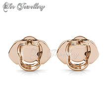 Swarovski Crystals Beagle Set (Rose Gold) - Her Jewellery