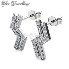 Swarovski Crystals Brontide Earrings - Her Jewellery