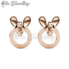 Swarovski Crystals Bunny Earrings - Her Jewellery
