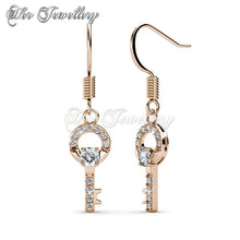 Swarovski Crystals Camilia Key Set (Rose Gold) - Her Jewellery