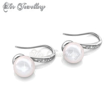 Swarovski Crystals Cecillia Pearl Earrings - Her Jewellery