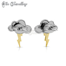 Swarovski Crystals Cloudy Sparks Earrings - Her Jewellery