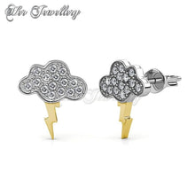 Swarovski Crystals Cloudy Sparks Earrings - Her Jewellery