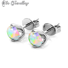 Swarovski Crystals Crescent Earrings - Her Jewellery