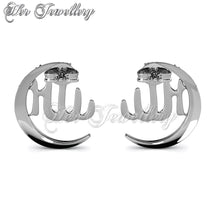 Swarovski Crystals Cresent Earrings - Her Jewellery