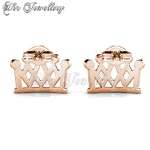Swarovski Crystals Crown Earrings - Her Jewellery