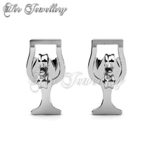 Crystal Pinot Noir Earrings