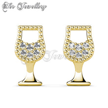 Crystal Pinot Noir Earrings