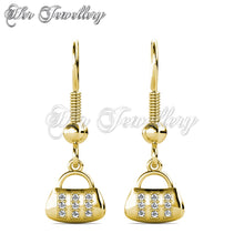 Crystal Pouch Earrings