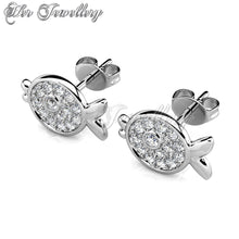 Crystalin Fishy Earrings