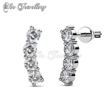 Swarovski Crystals Curl Set - Her Jewellery