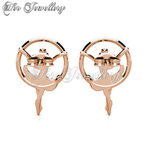 Swarovski Crystals Dancing Ballet Earrings - Her Jewellery
