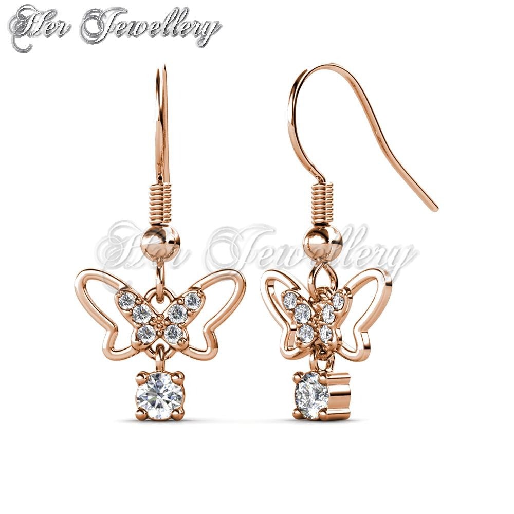 Dangling Butterfly Earrings