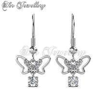 Dangling Butterfly Earrings