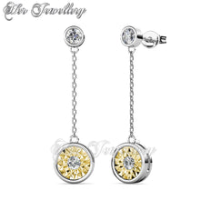 Swarovski Crystals Ophelia Dangling Earrings - Her Jewellery