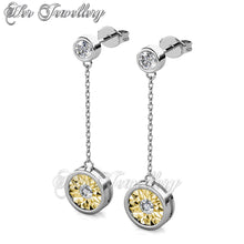 Swarovski Crystals Ophelia Dangling Earrings - Her Jewellery