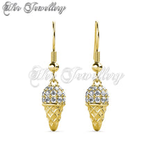 Dangling Cone Ice-Cream Earrings
