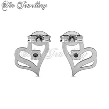 Swarovski Crystals Destiny Love Earrings - Her Jewellery