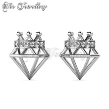 Diamond Crown Earrings