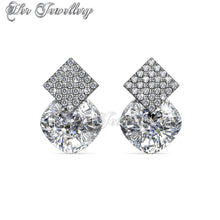 Swarovski Crystals Diamond Lucid Earrings - Her Jewellery
