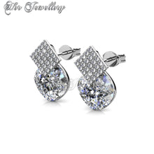 Swarovski Crystals Diamond Lucid Earrings - Her Jewellery