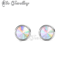 Swarovski Crystals Disc Earrings - Her Jewellery
