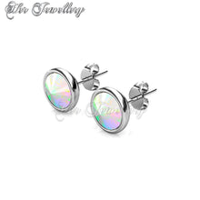 Swarovski Crystals Disc Earrings - Her Jewellery