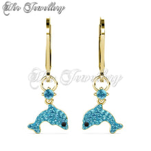 Dolphin Hoop Earrings