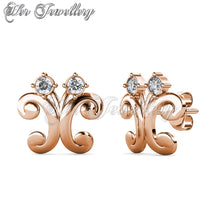 Swarovski Crystals Dragonfly Earrings - Her Jewellery