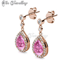 Swarovski Crystals Droplet Earrings - Her Jewellery