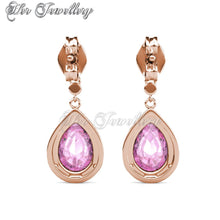 Swarovski Crystals Droplet Earrings - Her Jewellery