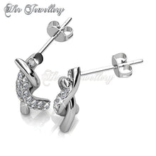 Swarovski Crystals Edna Earrings‏ - Her Jewellery