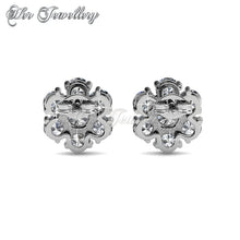 Swarovski Crystals Elegant Flower Set - Her Jewellery