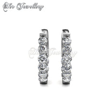 Swarovski Crystals Elysian Clip Earrings‏ - Her Jewellery
