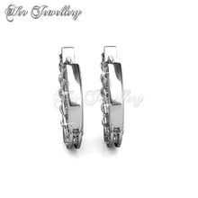 Swarovski Crystals Elysian Clip Earrings‏ - Her Jewellery