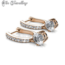 Swarovski Crystals Enchanted Hoop Earrings - Her Jewellery