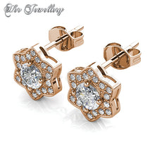 Swarovski Crystals Estella Set (Rose Gold) - Her Jewellery