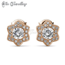 Swarovski Crystals Estella Set (Rose Gold) - Her Jewellery