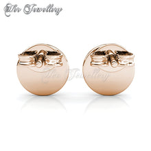 Swarovski Crystals Faith Heart Earrings (Rose Gold) - Her Jewellery