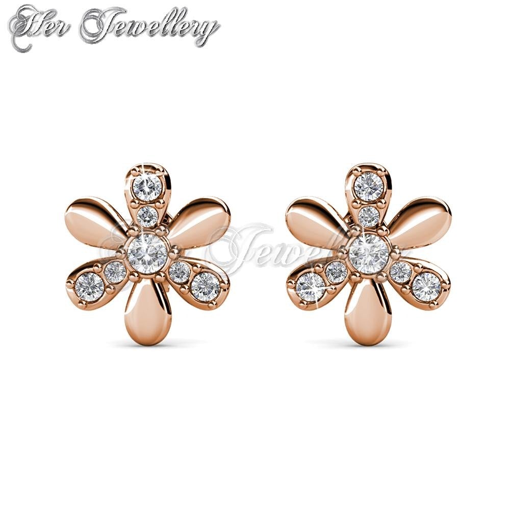 Swarovski Crystals Fleur Earrings - Her Jewellery