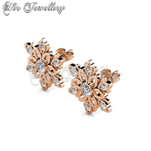 Swarovski Crystals Floraison Earrings - Her Jewellery