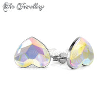 Swarovski Crystals Fond Love Set (AB Rainbow) - Her Jewellery