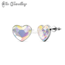 Swarovski Crystals Fond Love Set (AB Rainbow) - Her Jewellery