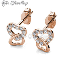 Swarovski Crystals Gentle Love Earrings - Her Jewellery