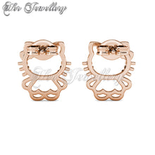 Swarovski Crystals Hello Kitty Earrings - Her Jewellery