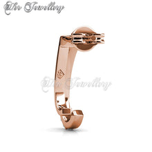 Swarovski Crystals Joyce Earrings‏(Rose Gold) - Her Jewellery