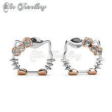 Swarovski Crystals Kitten Set - Her Jewellery